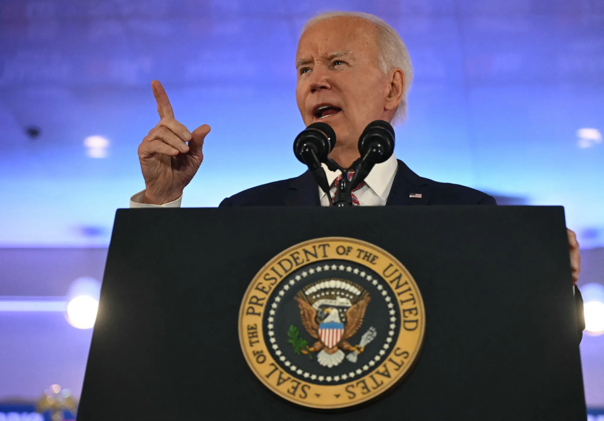 Joe Biden at the Philadelphia Democratic City Committee Autumn Dinner in Philadelphia, Pennsylvania, on Oct. 15.