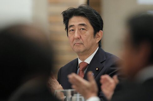 Japan's Prime Minister Shinzo Abe