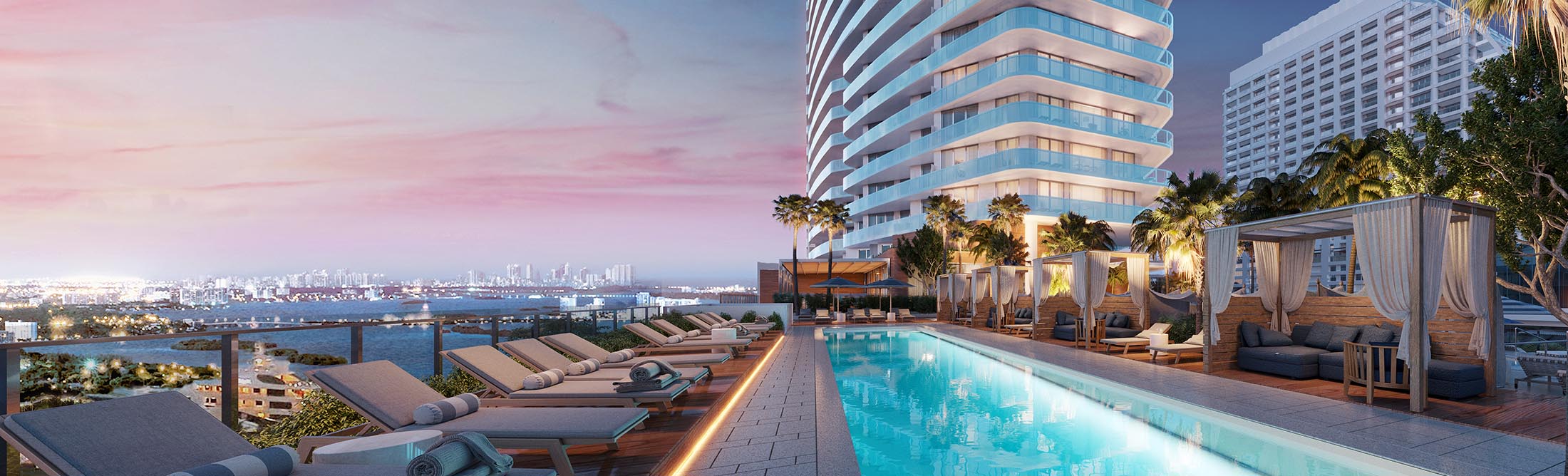 A rendering of the Four Seasons Private Residences, For Lauderdale