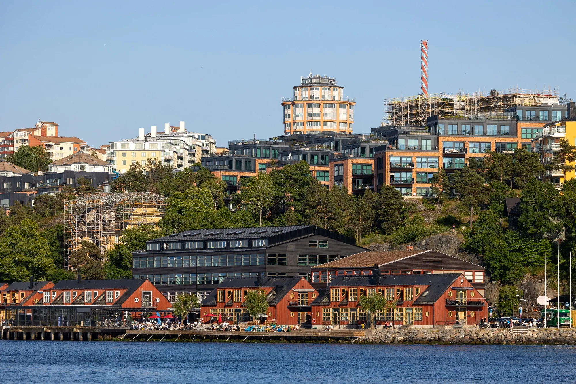 Residential buildings in Stockholm.
