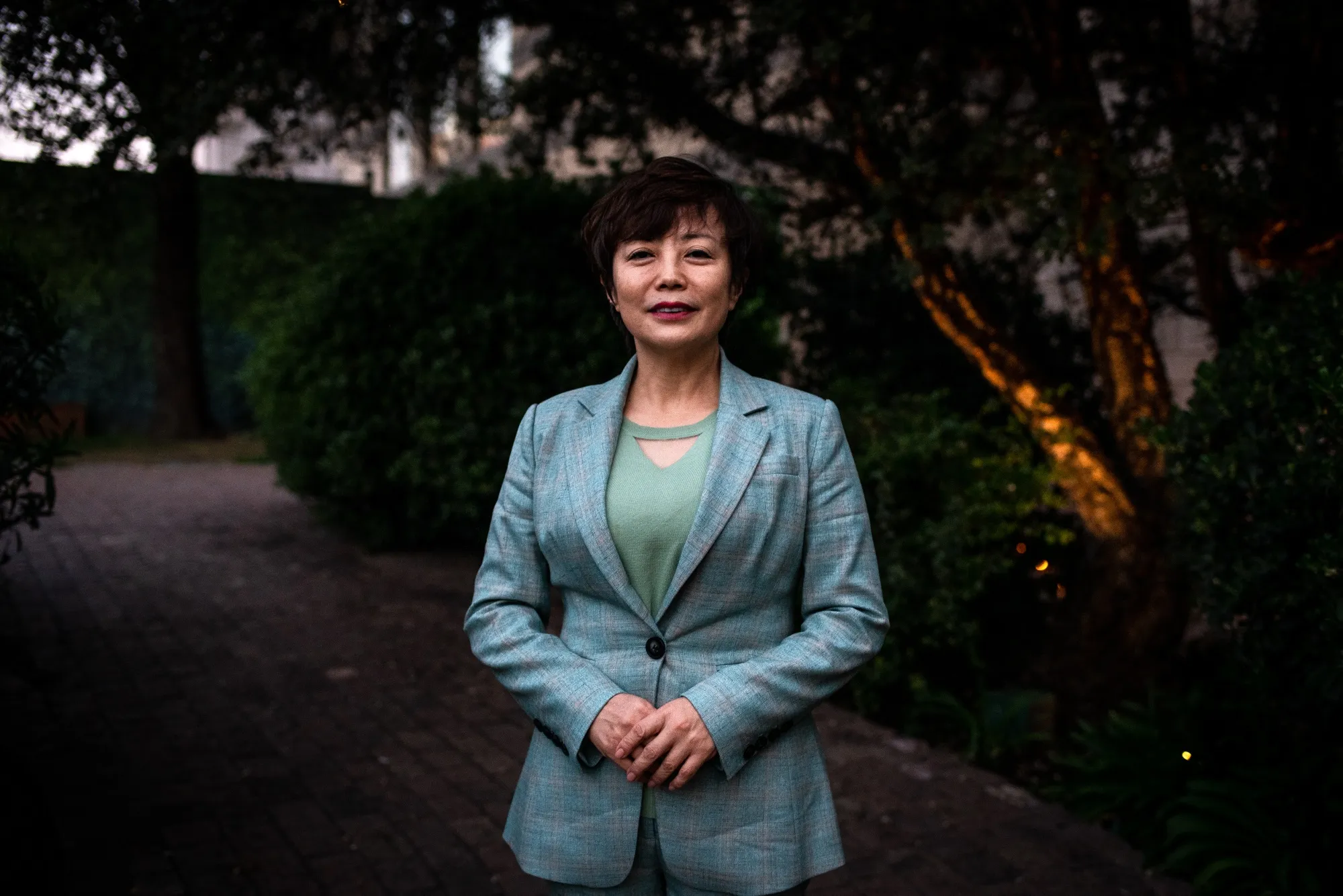 Stella Li after an event in Santiago, Chile, on Oct. 6.