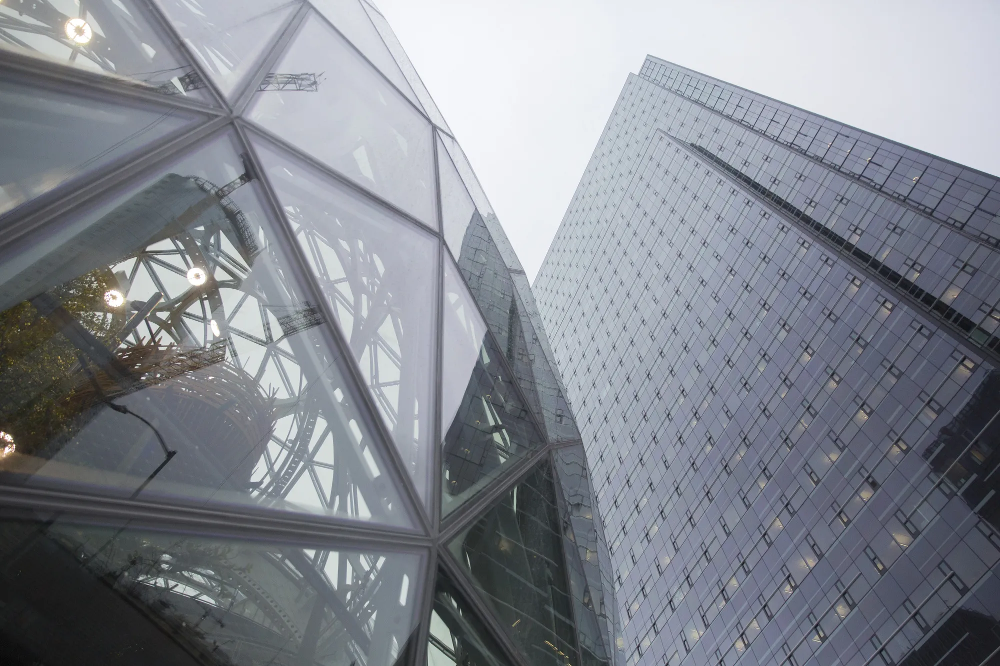 The Amazon.com Spheres,&nbsp;part of&nbsp;the Amazon&nbsp;headquarters campus, in Seattle.