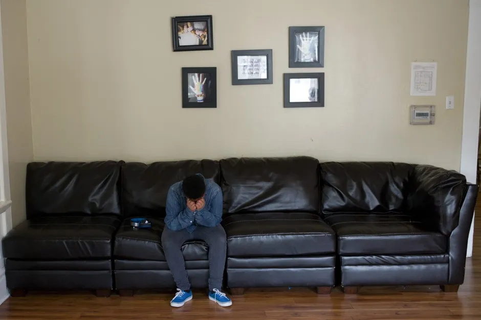 A young resident of a group home for foster children in Los Angeles. 