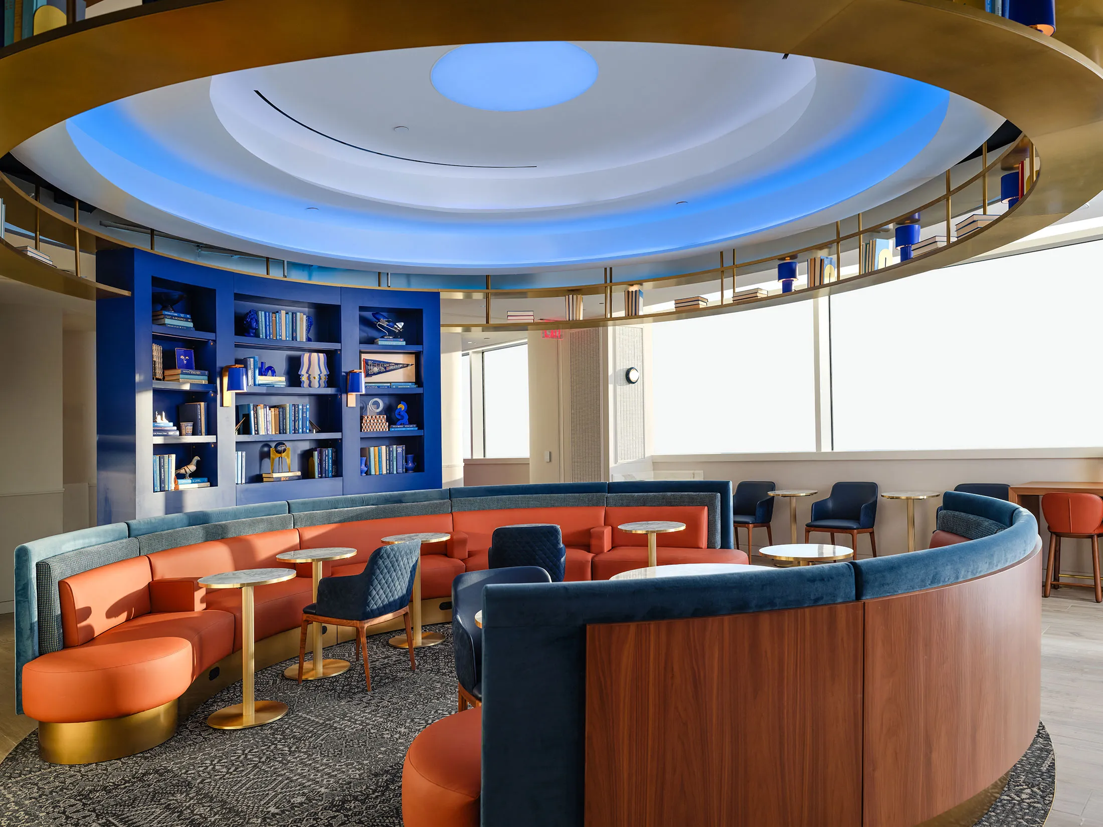JetBlue’s BlueHouse lounge at John F. Kennedy International Airport in New York.