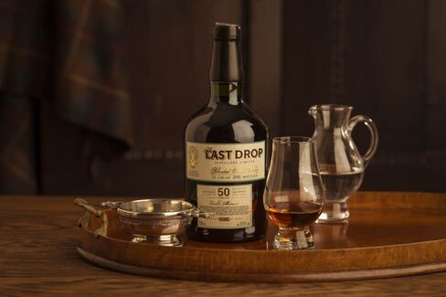 The 50-Year “Double-Matured” Blended Scotch Whisky.