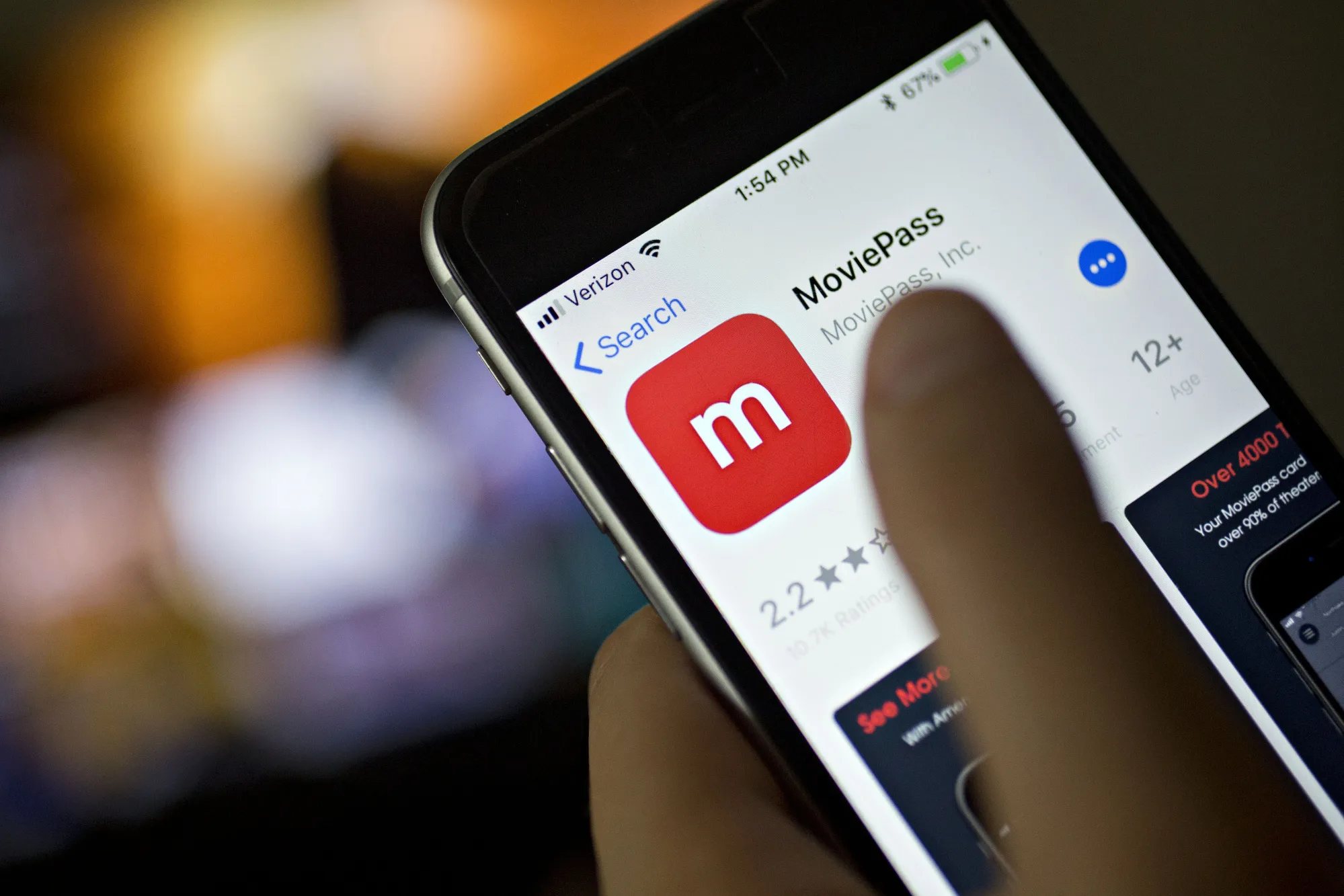The MoviePass application