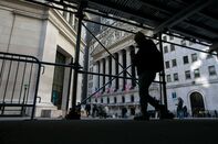 The New York Stock Exchange As Stocks Fall 