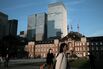 Business District As Tokyo Inflation Slows
