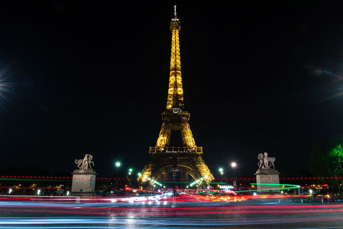 Eiffel Tower Decoration, Mini Street Lamp Light