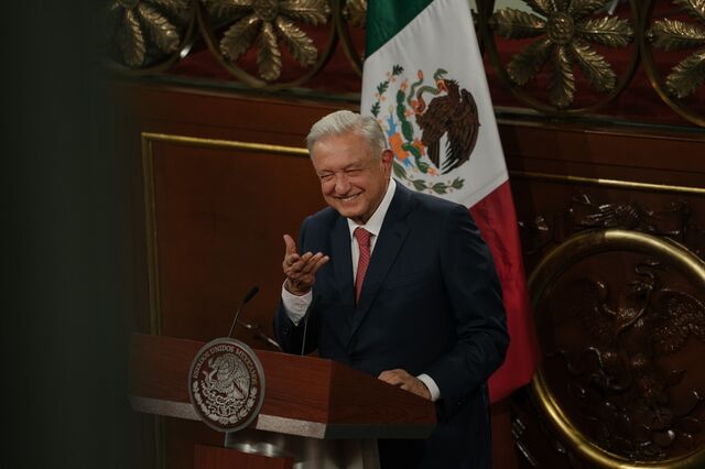 Andres Manuel Lopez Obrador speaks in Mexico City on Feb. 5.
