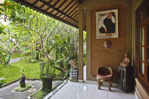 Balinese Style Architecture At A Home Stay, Ubud, Bali