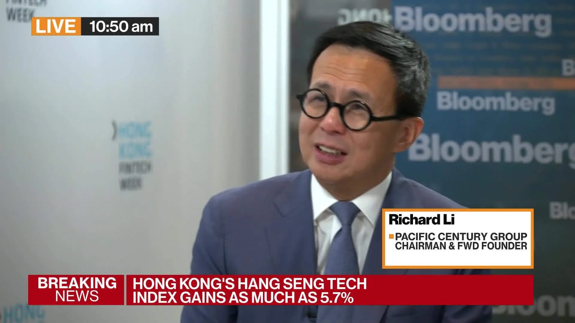 Fwd Bloomberg Watch PCG Chairman Richard Li on HK Reopening, FWD Plans - Bloomberg