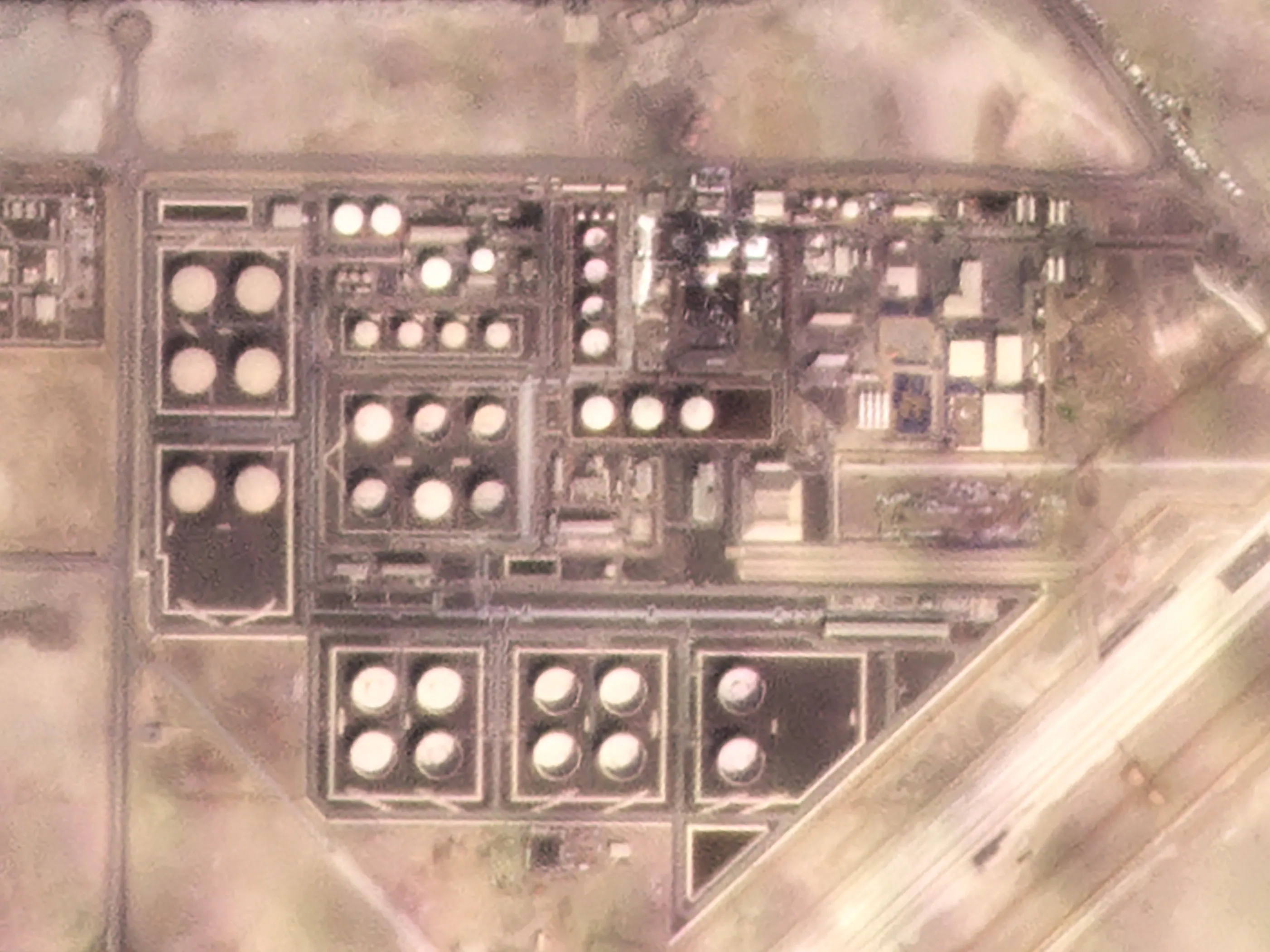 The Abu Dhabi National Oil Co. fuel depot following a drone strike in Abu Dhabi, on Jan. 17