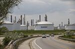A Suncor Energy oil refinery in Sarnia, Ontario, Canada.