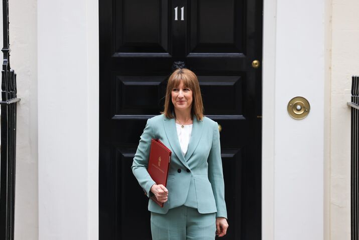 Rachel Reeves ahead of presenting the spending review, on June 11.