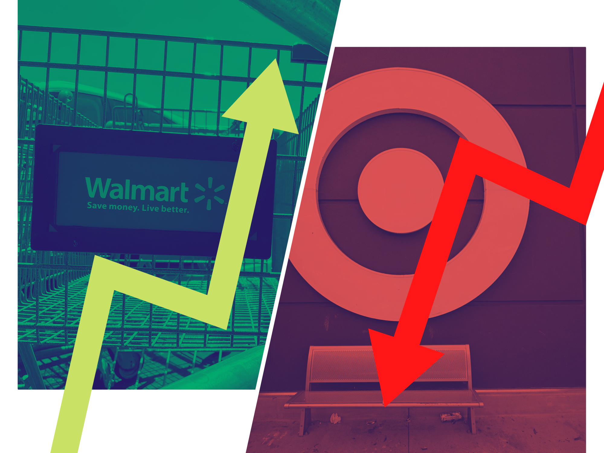 Walmart is up. Target is down. Here's why