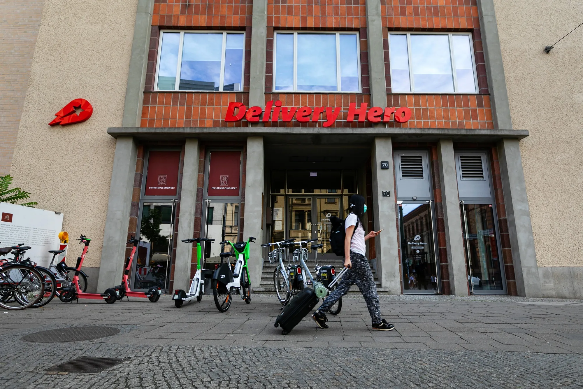 The headquarters of Delivery Hero in Berlin, Germany.