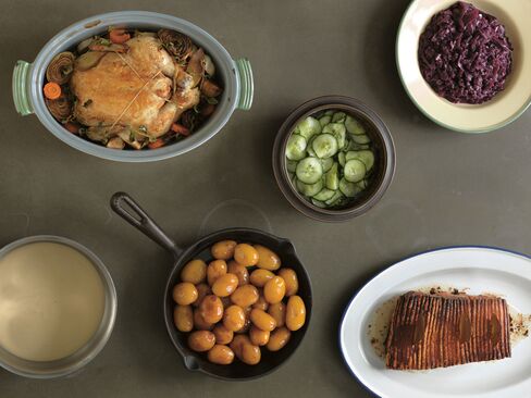 Pot-roasted chicken is a dish with a very old history.