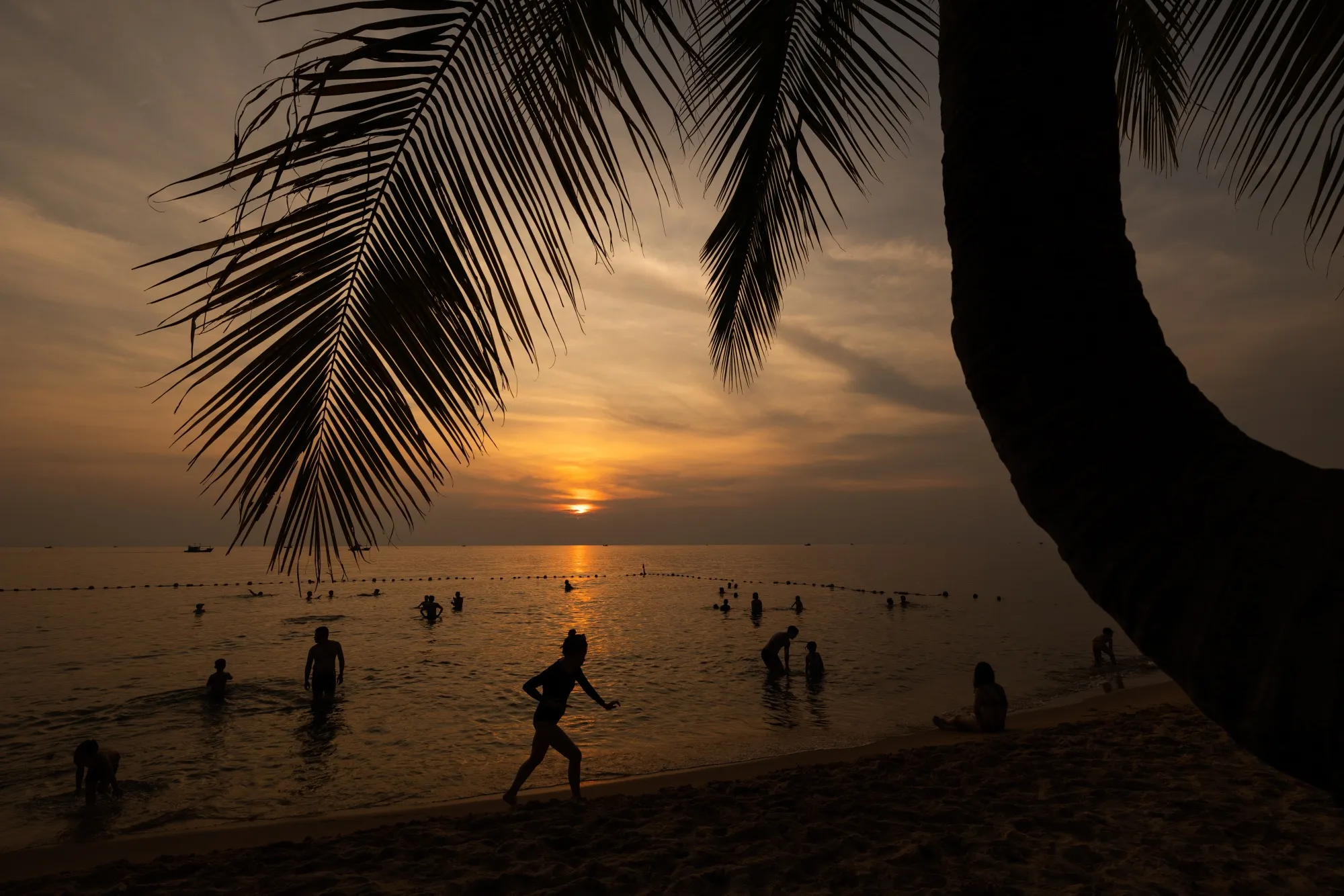 Sunset at&nbsp;Phu Quoc, Vietnam.