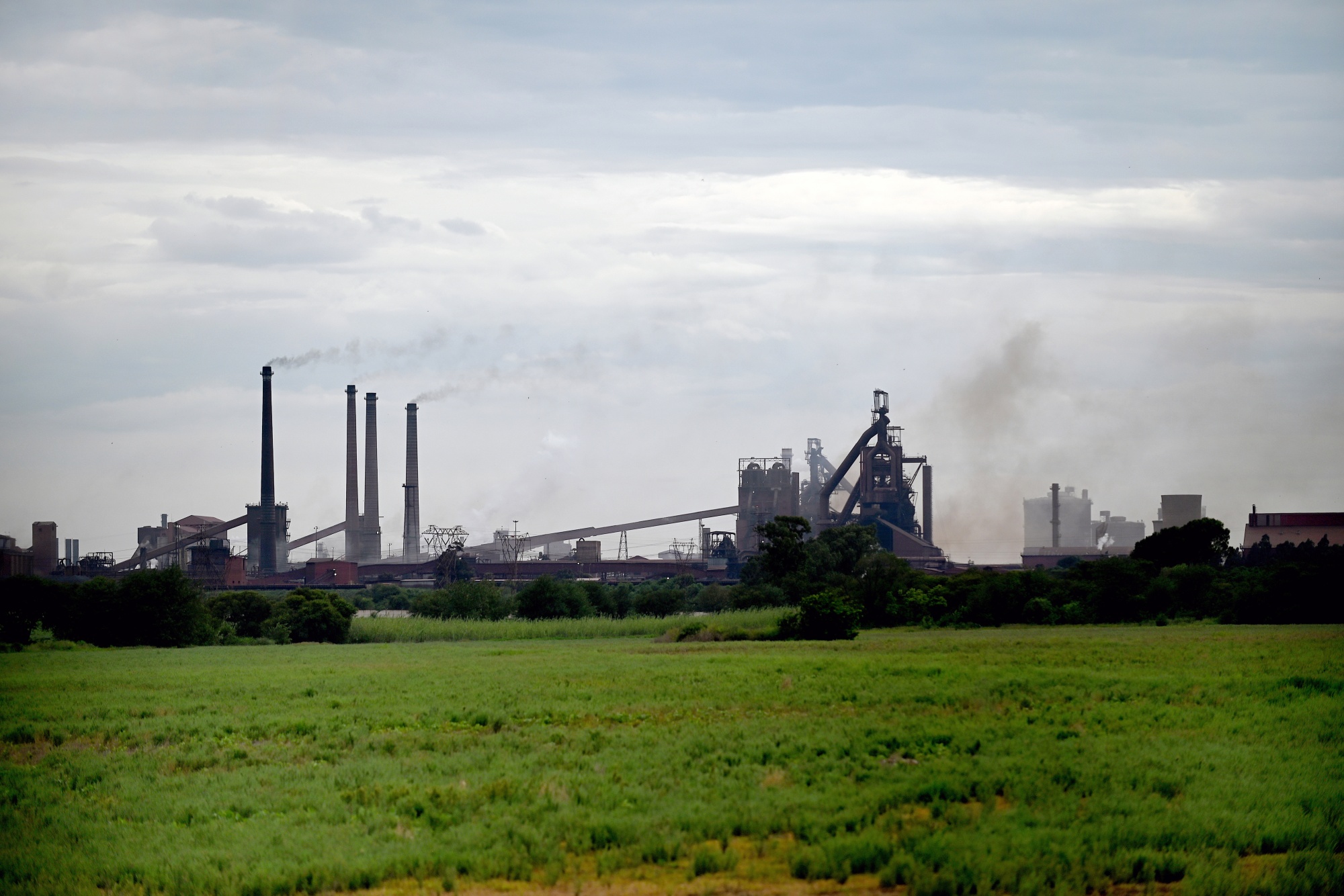 The ArcelorMittal factory in Vanderbijlpark, South Africa.