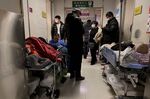 Covid-19 patients at a hospital in Tianjin, China.