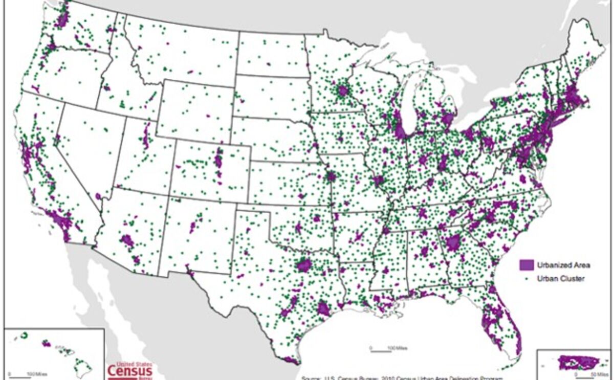 Survival differences between the USA and an urban population from