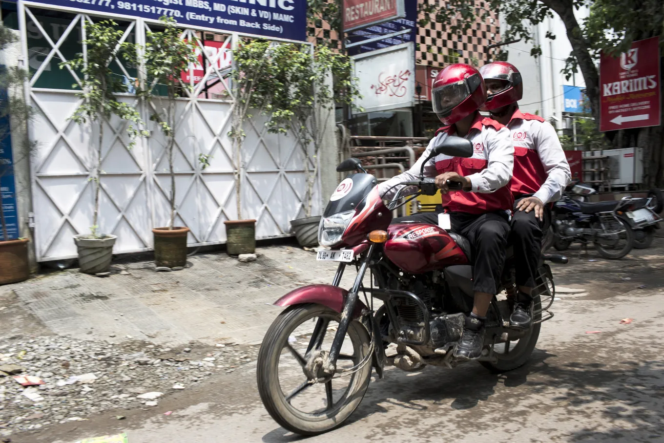 A One Touch Response First Response team in New Delhi.
