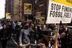 Demonstrators 'Stop Dirty Banks' Protest Demand Fossil Fuel Divestment