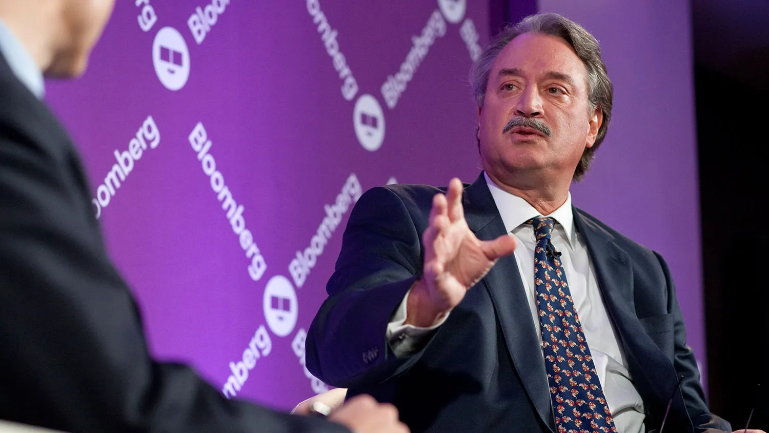 Alex Castellanos, co-founder of Purple Strategies, speaks during the Bloomberg Washington Summit on Nov. 12, 2009.
