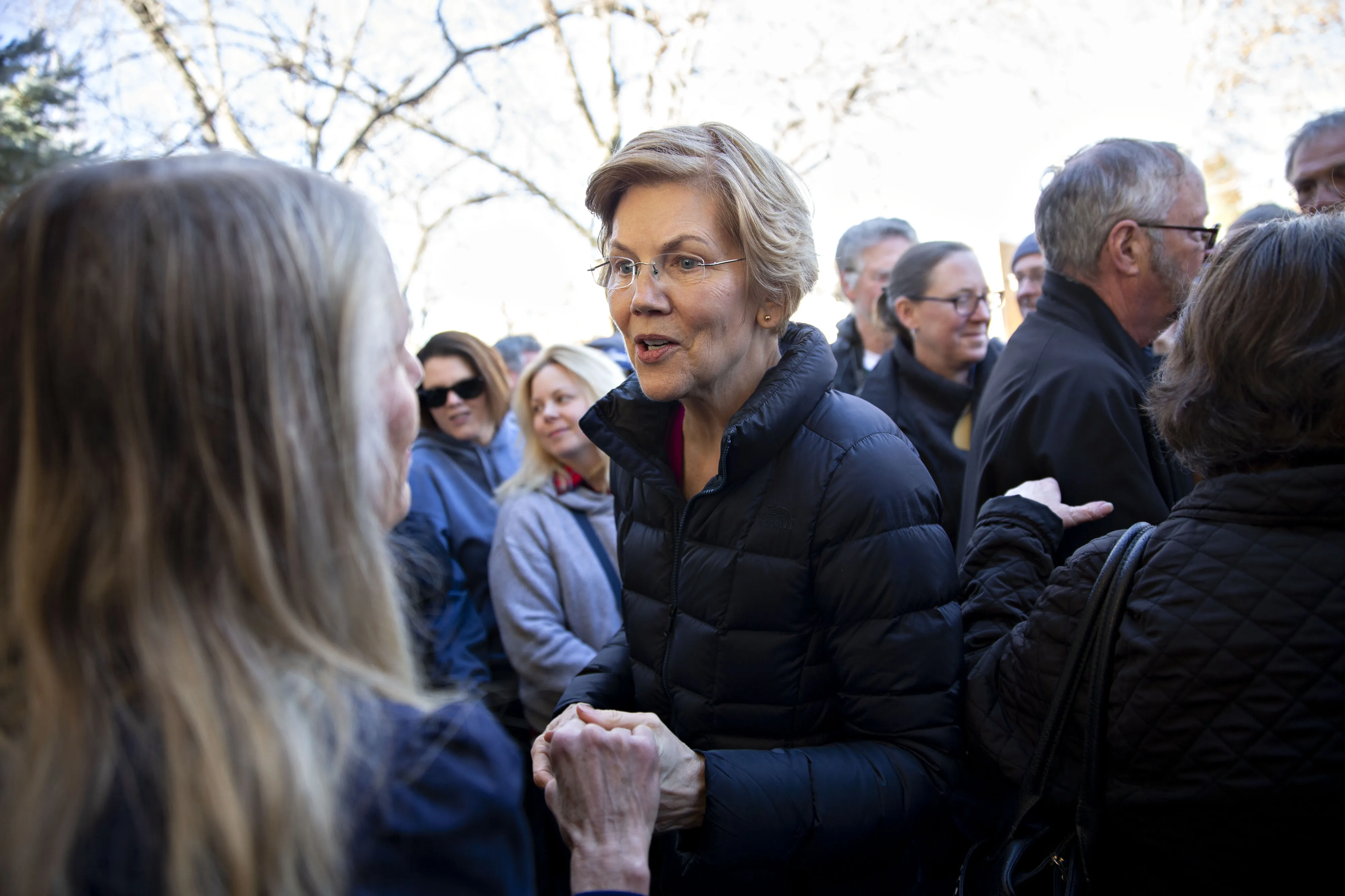 Senator Elizabeth Warren appears in Storm Lake, Iowa, on&nbsp;Jan. 5, 2019.&nbsp;