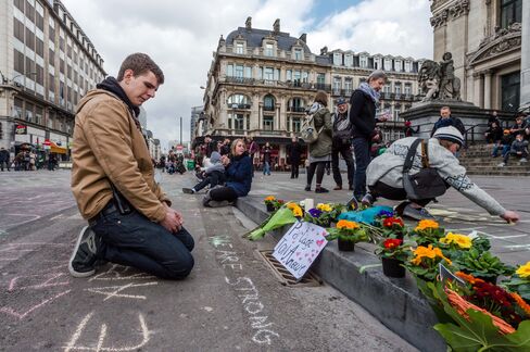 Memorial in Brussels.