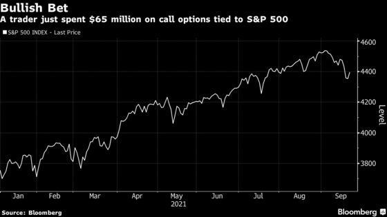 Trader Bet $65 Million in Options on Stock Rebound Into Holiday