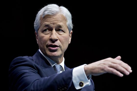 Jamie Dimon Sits Among the Gender Fringe at Davos's Equality Lounge