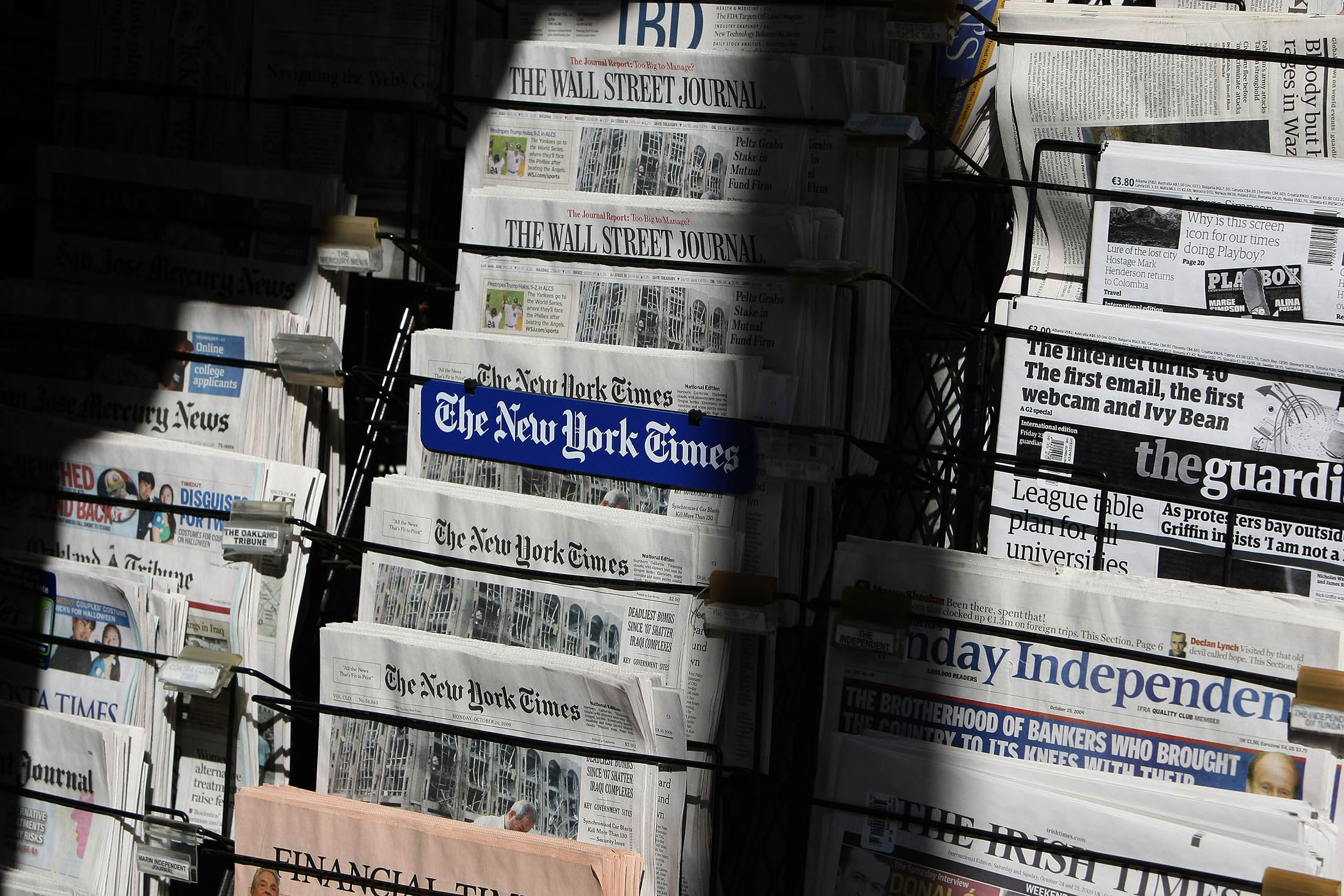 Wall Street Journal to cut back print outside the US