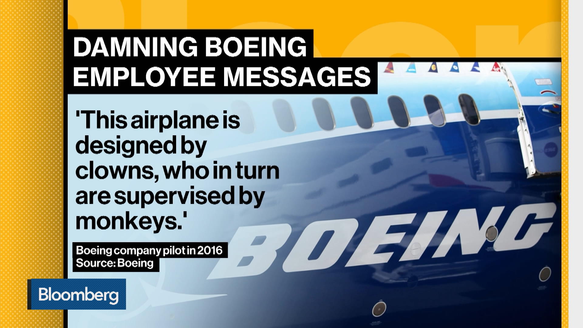 Watch Damning Boeing Employee Messages - Bloomberg