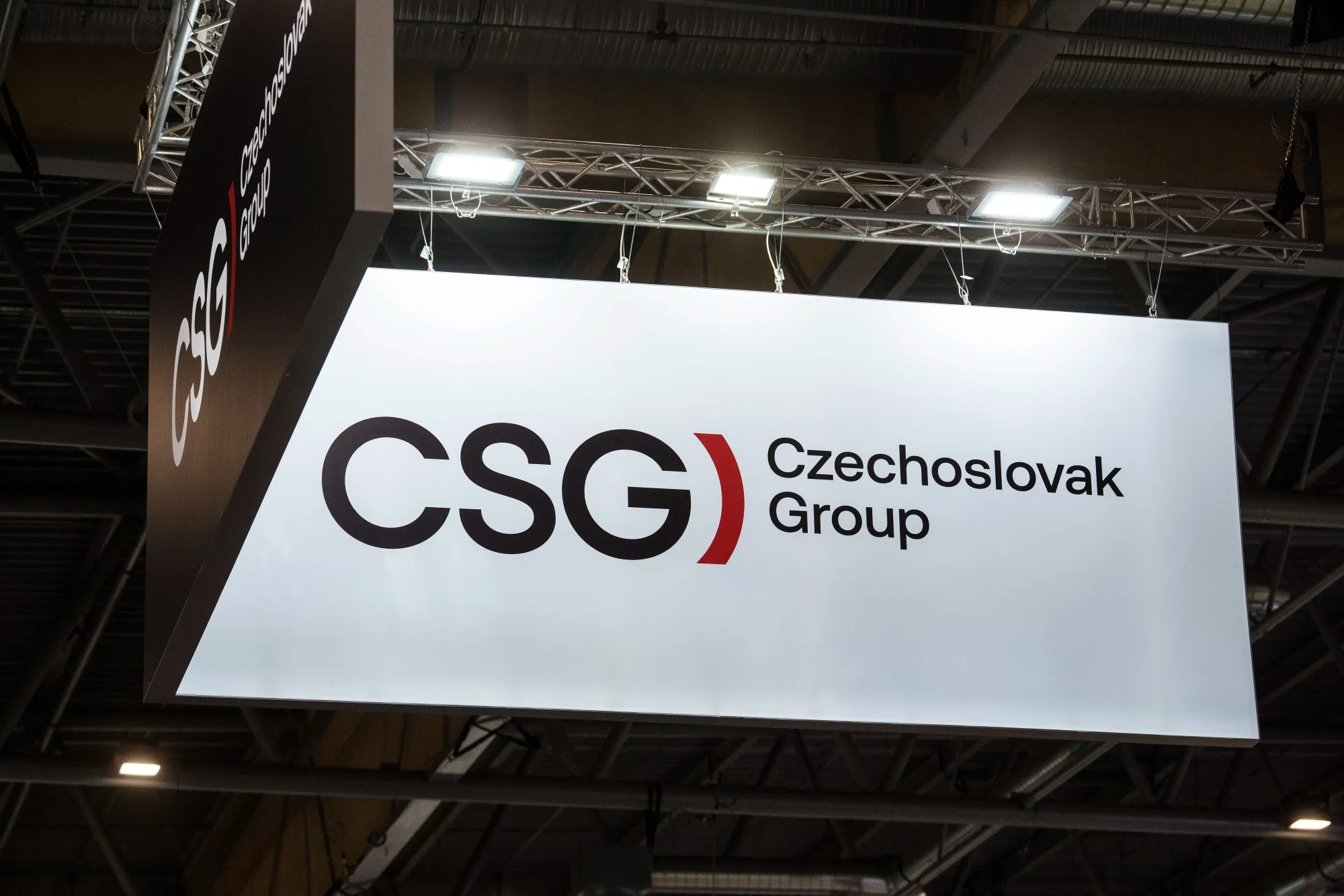 The Czechoslovak Group stand at the International Defence and Security Technologies Fair in Brno, Czech Republic, in May.