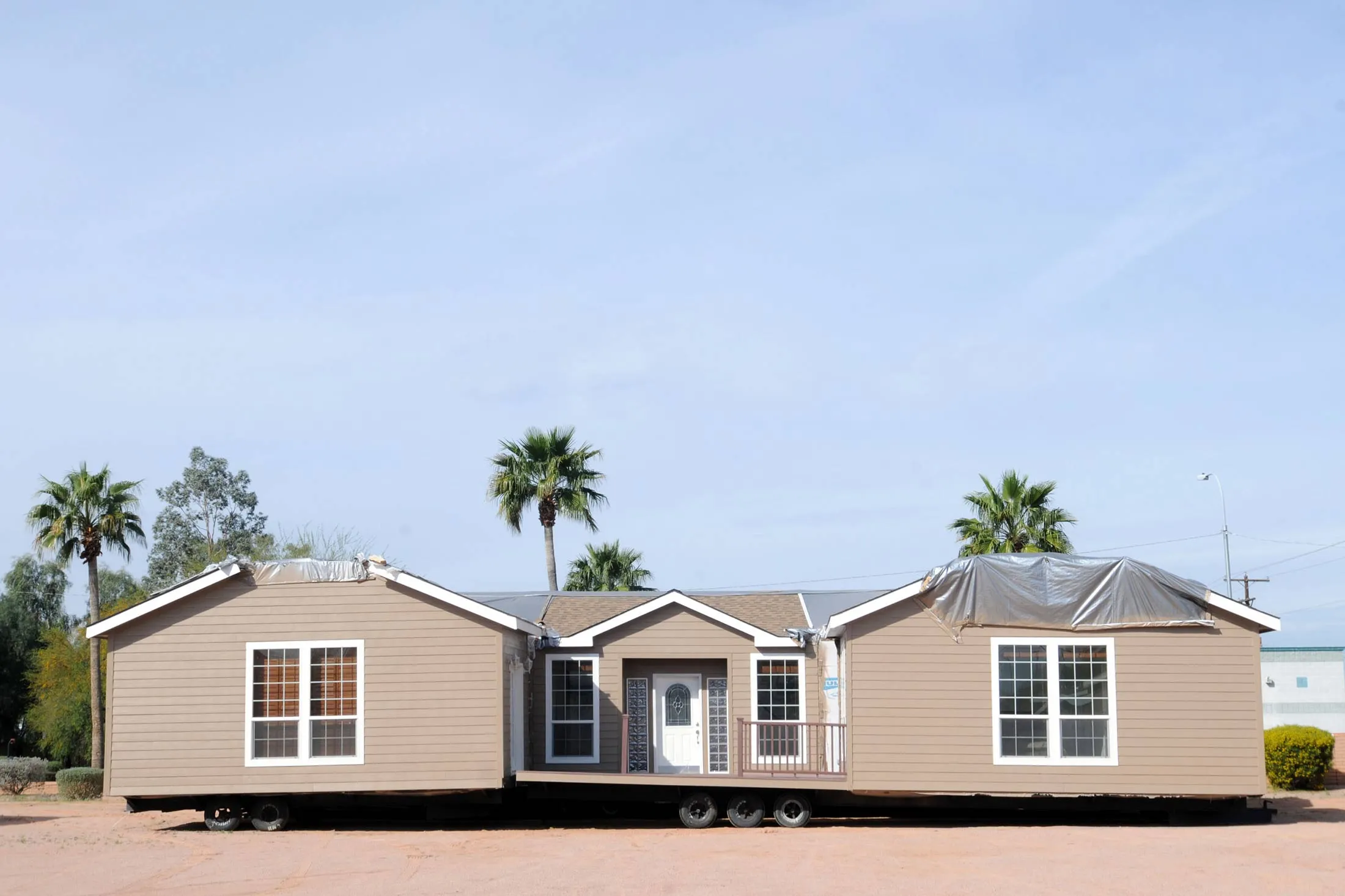 Model homes are on display at Clayton Homes of Mesa in Mesa, Ariz., on March 3, 2009.
