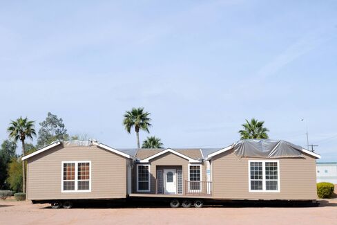 Model homes are on display at Clayton Homes of Mesa in Mesa, Ariz., on March 3, 2009.