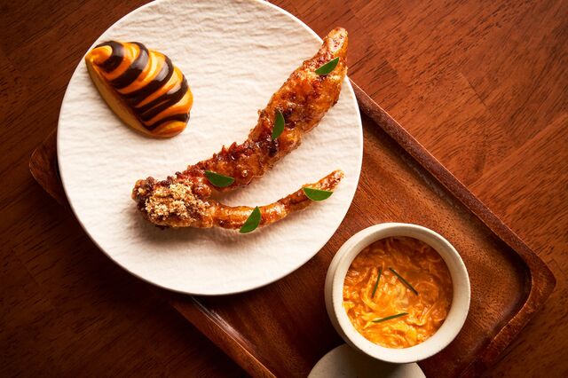 A crab dish from Baan Tepa in Bangkok.