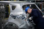 Automobile Manufacture At Suzuki Motor Corp. Hunagrian Factory