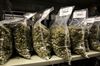 Packages of marijuana at the Canopy Growth Corp. facility in Smith Falls, Ontario on Dec. 19, 2017.