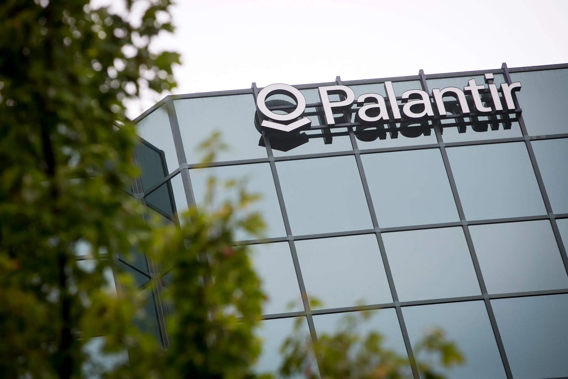 An office building occupied by the technology firm Palantir.
