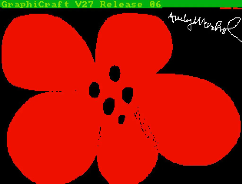 Andy Warhol’s Untitled (Flower) (circa 1985; minted 2021)