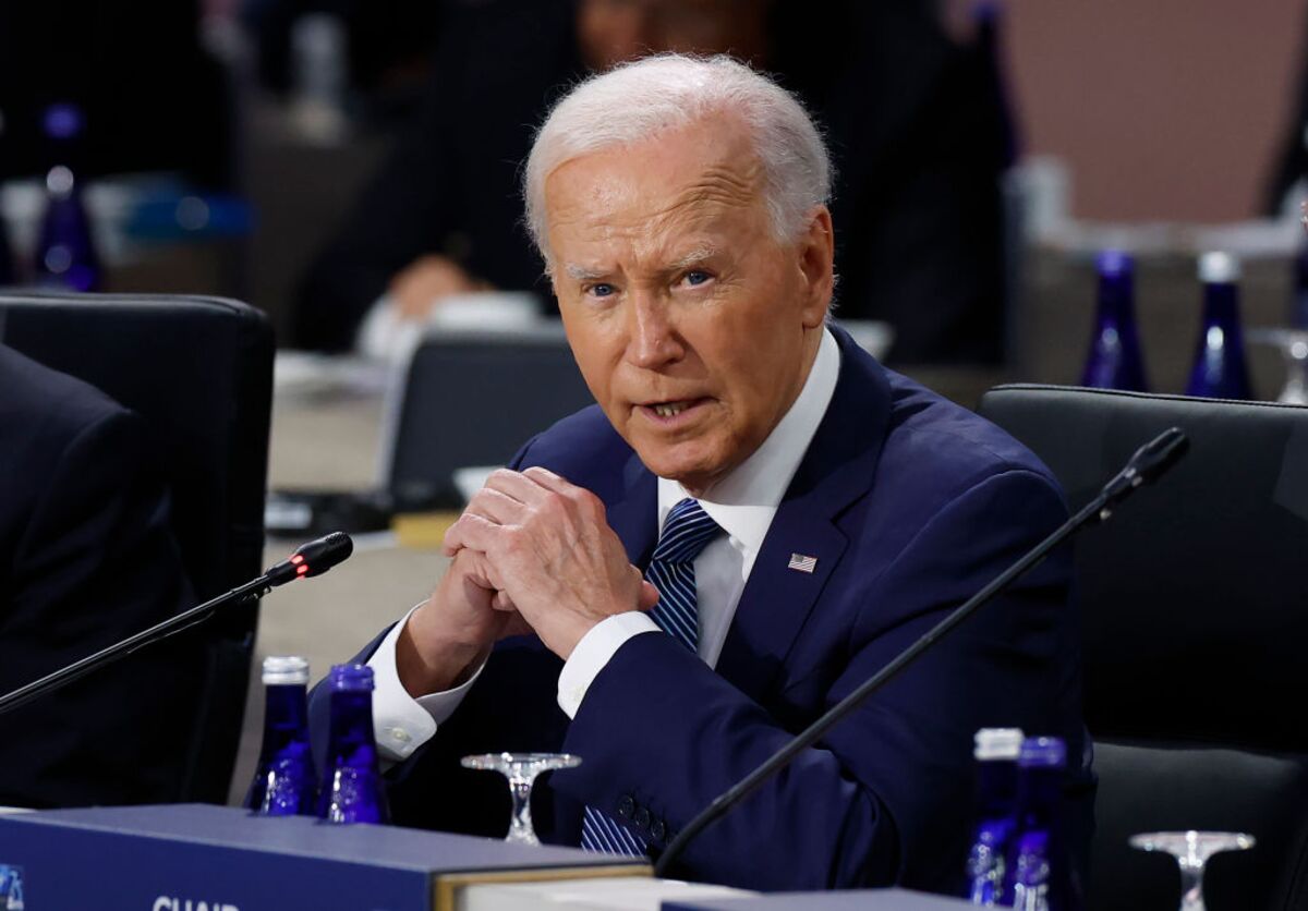 Biden Delivers Press Conference Remarks While NATO Trump-Proofs Itself ...