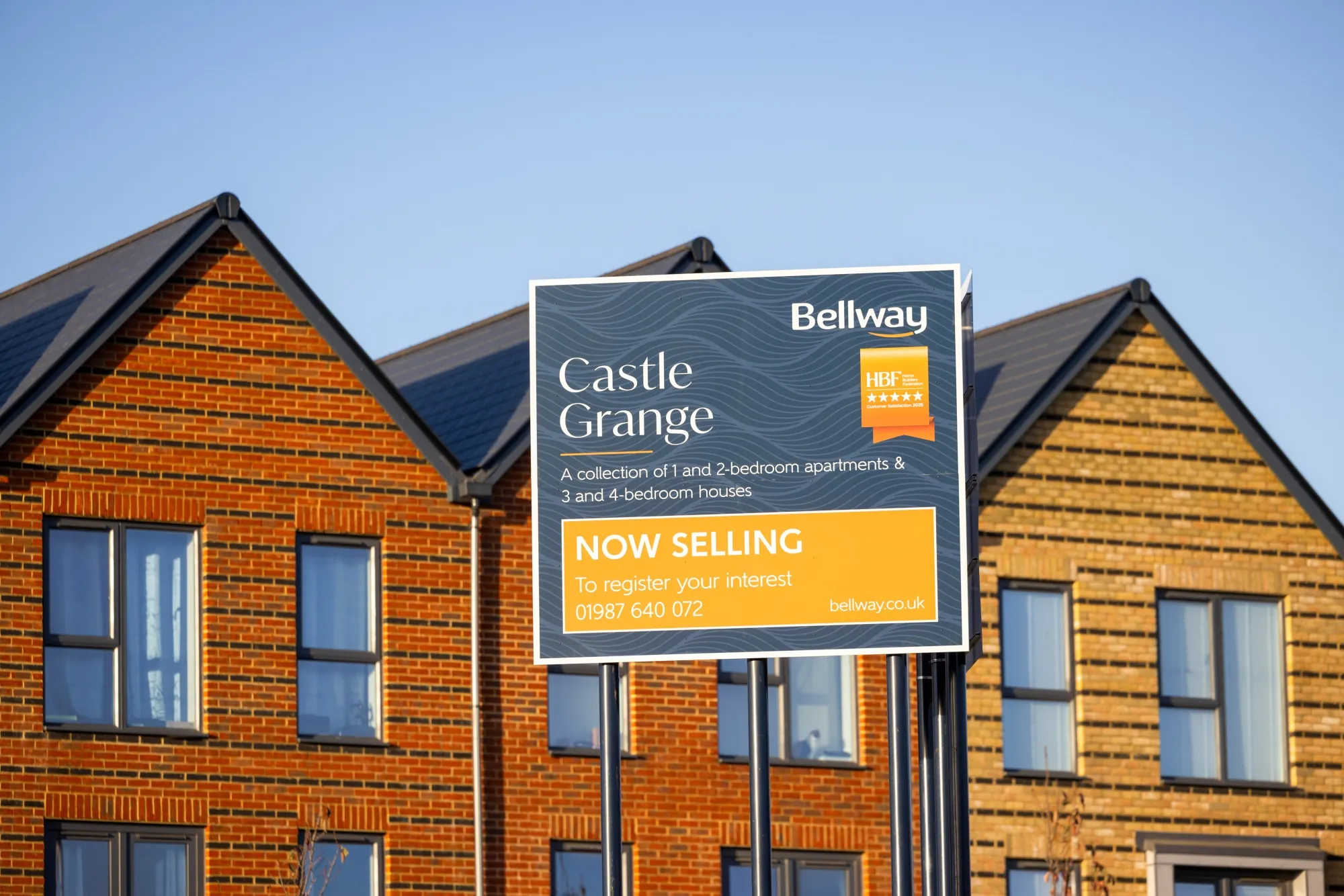 A Bellway housing development in Ebbsfleet, UK.