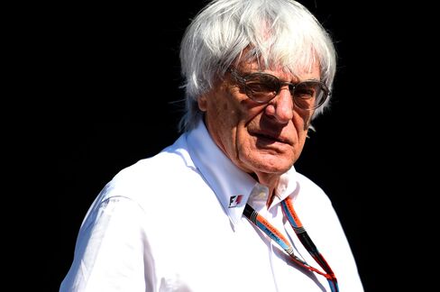 Bernie Ecclestone.