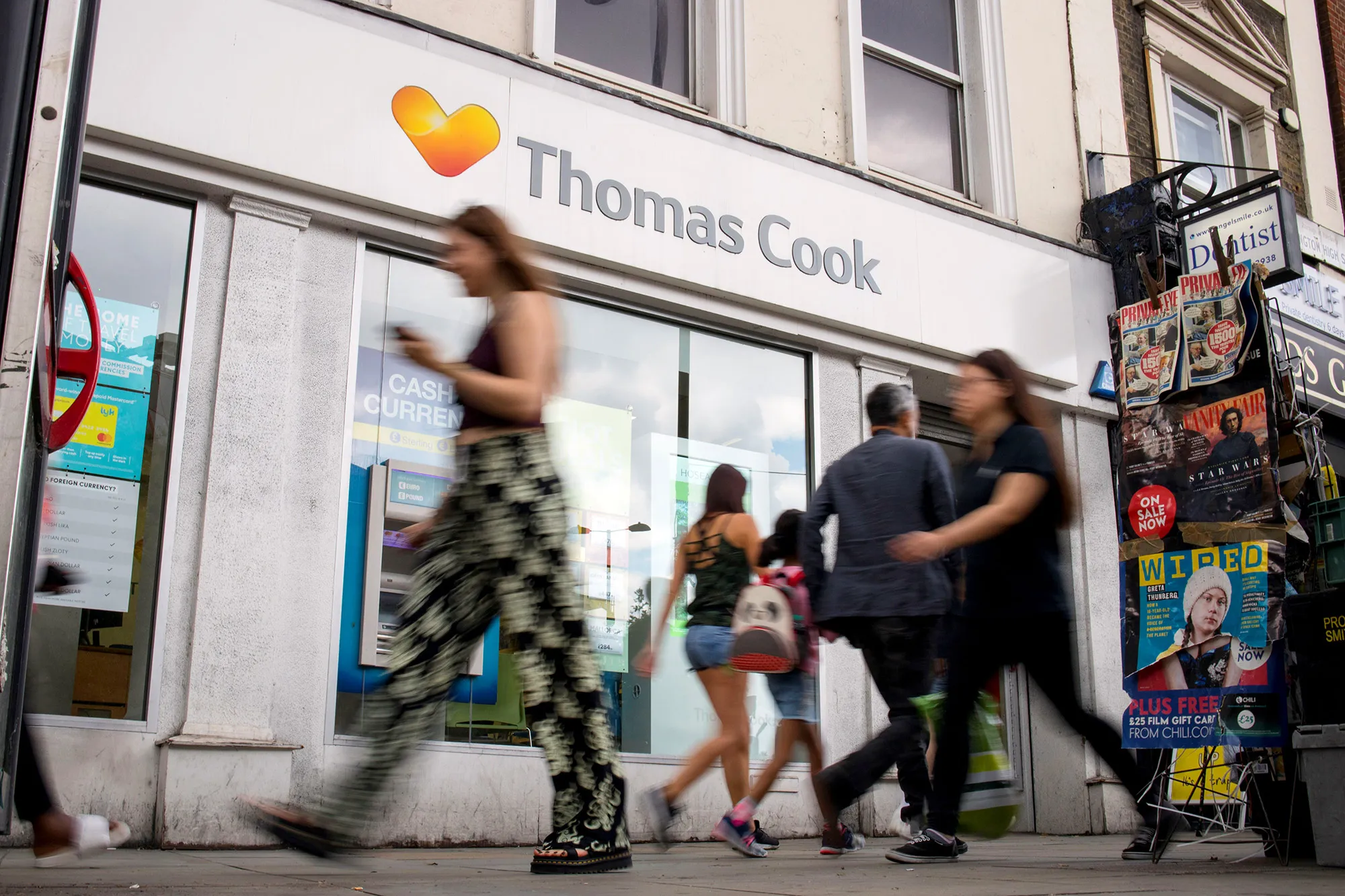 A Thomas Cook travel agent's shop in London.&nbsp;