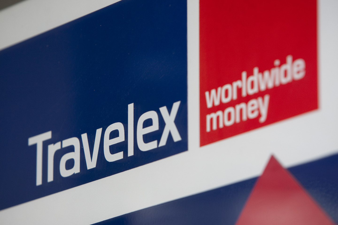 TheTravelex logo is displayed on an outlet in New York.&nbsp;