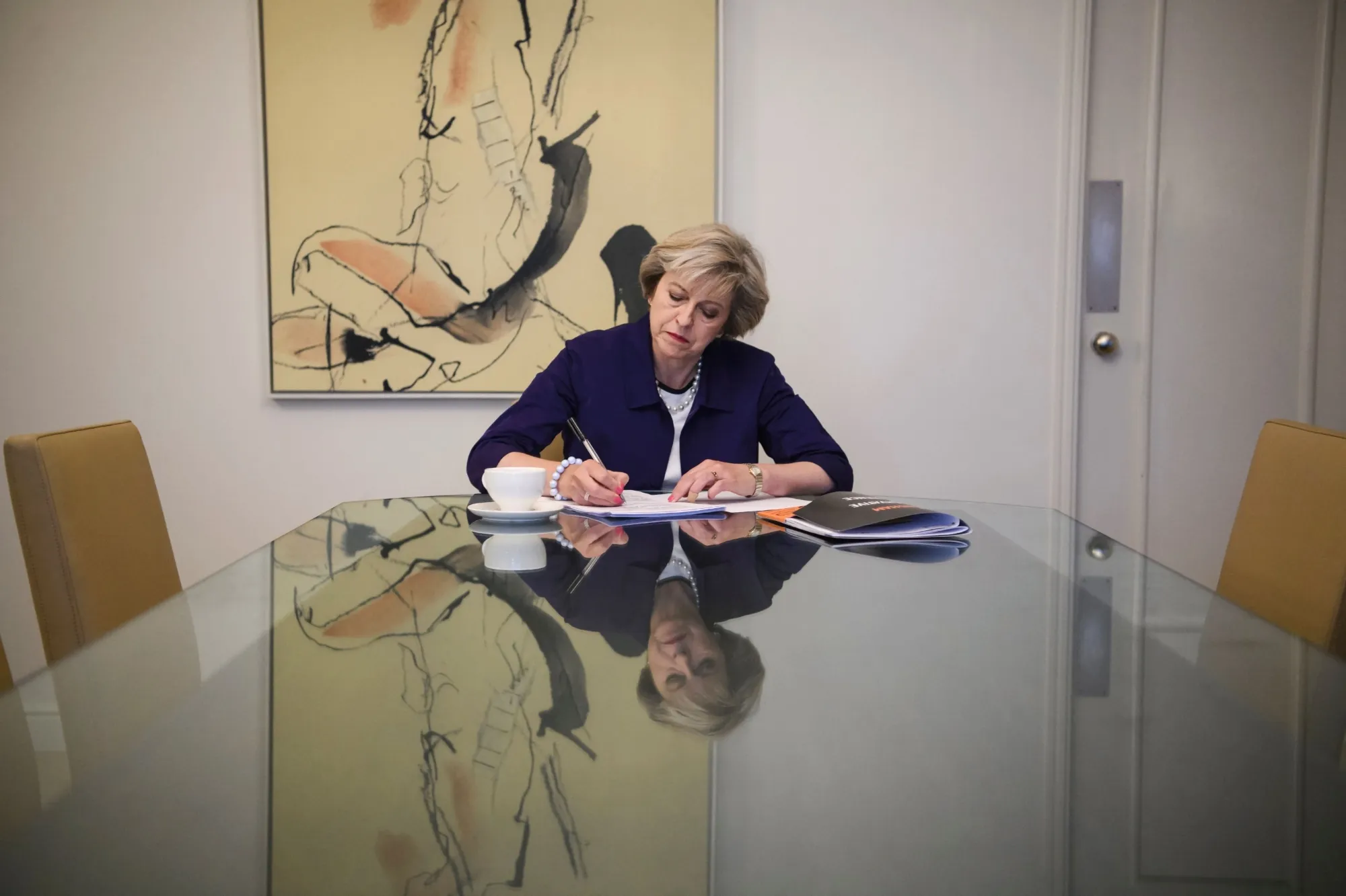 Theresa May.
