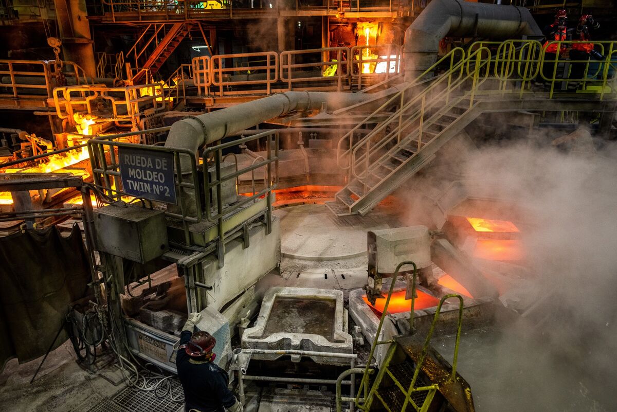 Chile Economic Data Disappoint as Storms Add to Copper-Mine Woes